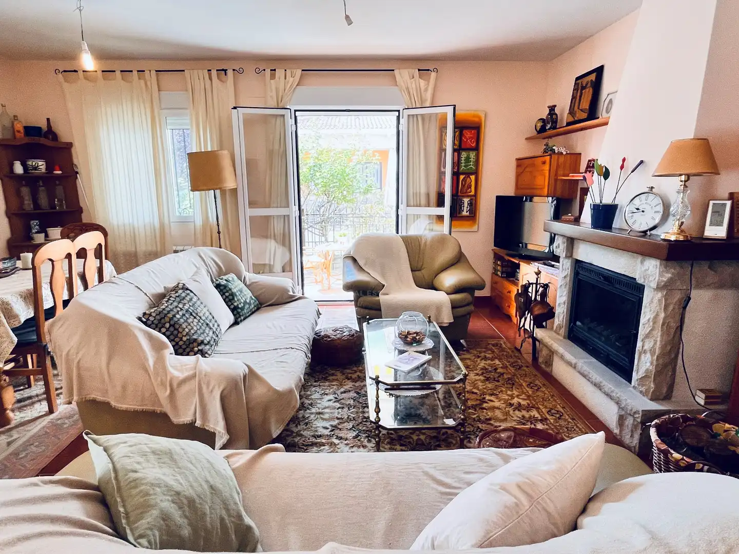 Sala de estar de Casa adosada en venta en Herradón de Pinares con Calefacción