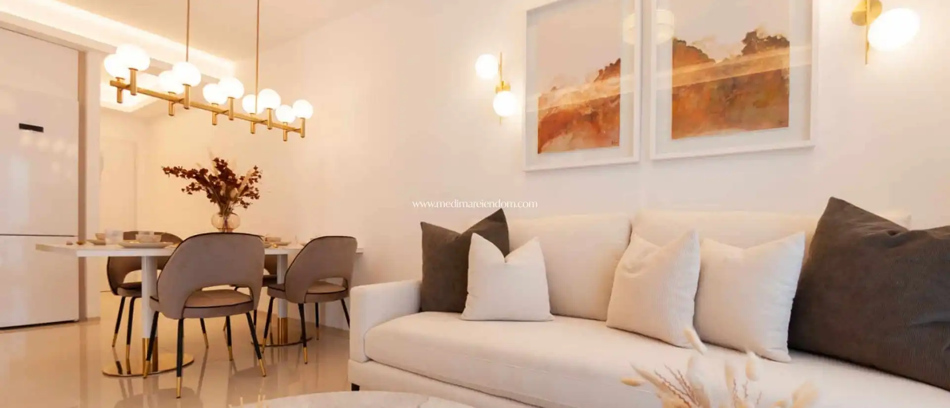 Sala de estar de Piso en venta en Rojales con Aire acondicionado, Calefacción y Jardín privado