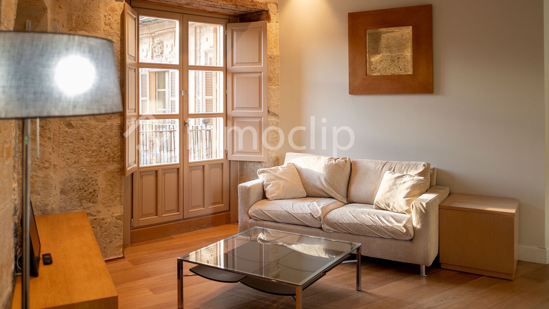Living room of Apartment for sale in Salamanca Capital  with Heating and Furnished