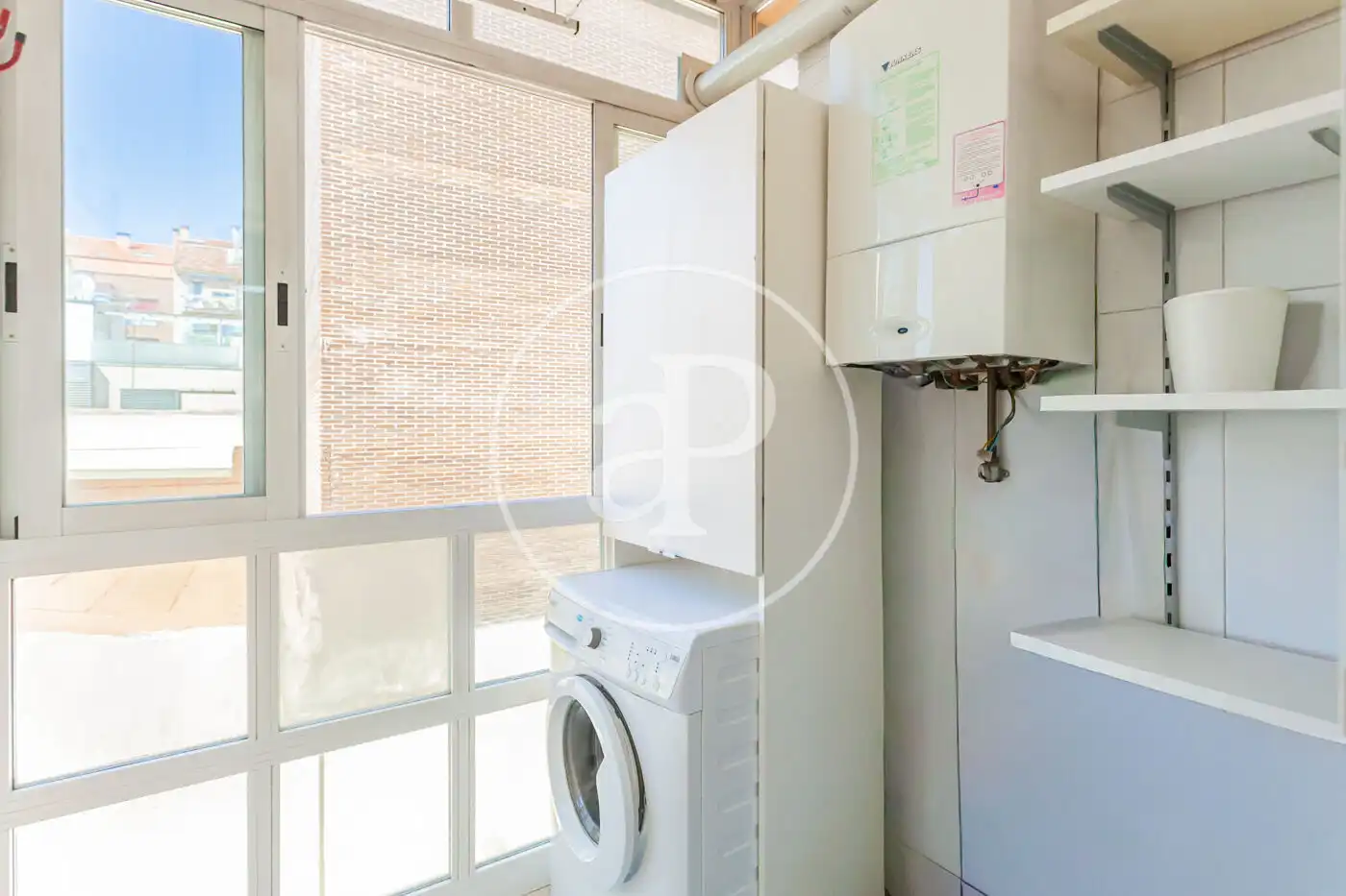Balcony of Duplexes for sale in Madrid  with Air Conditioner, Heating and Storage room