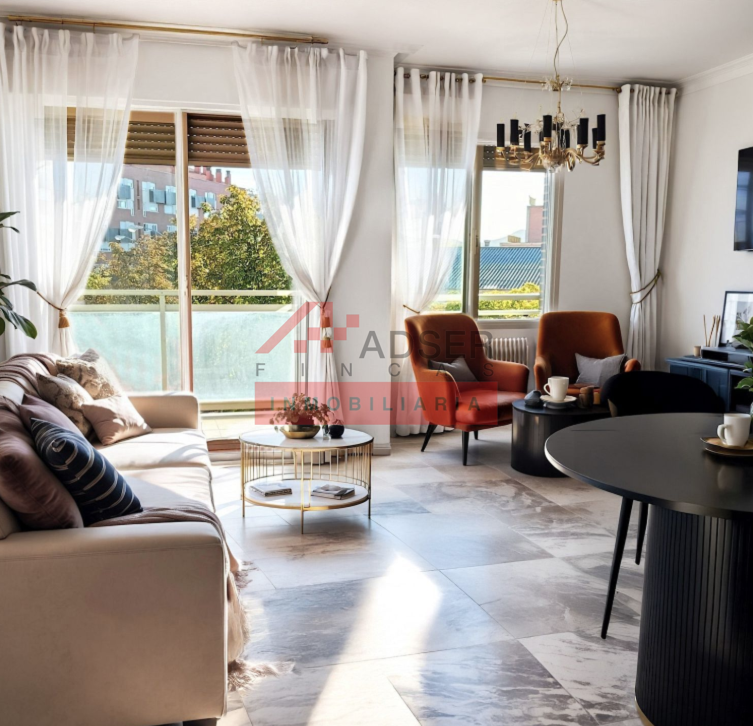Sala de estar de Piso en venta en  Logroño con Calefacción, Trastero y Piscina