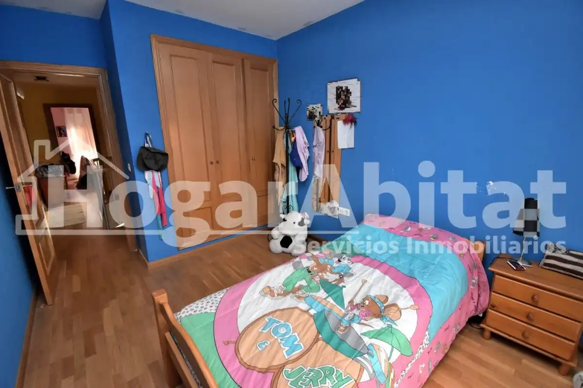 Dormitori de Casa adosada en venda en Burriana / Borriana amb Jardí privat, Terrassa i Piscina comunitària
