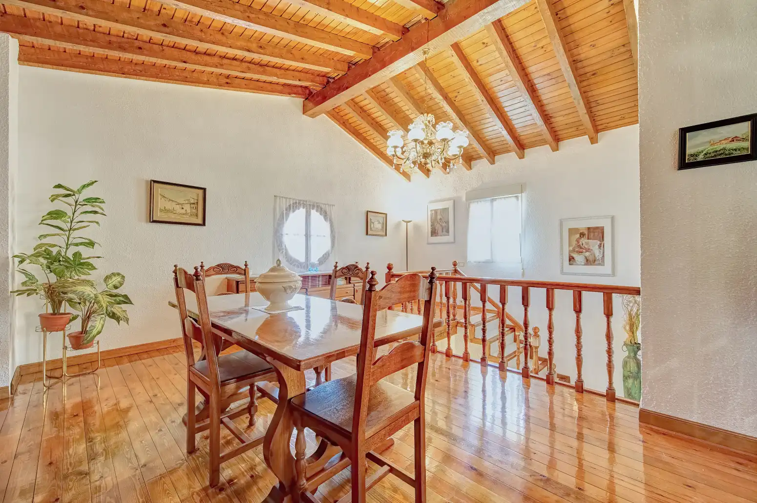 Esszimmer von Haus oder Chalet zum Verkauf in Aranguren mit Klimaanlage, Heizung und Privatgarten