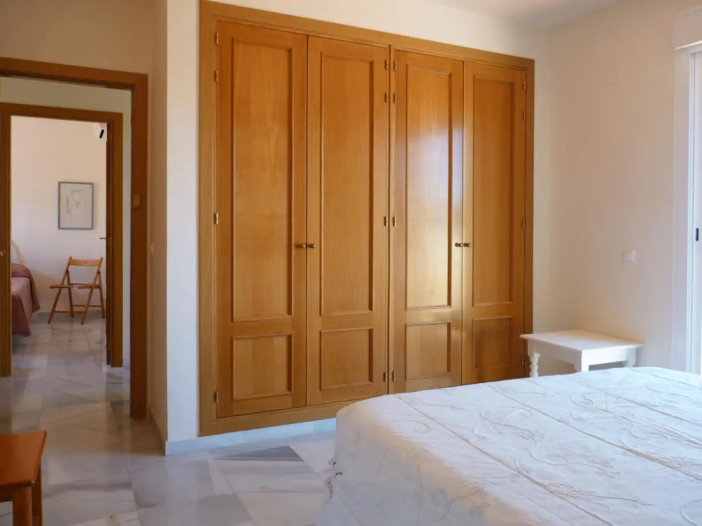 Schlafzimmer von Maisonette zum Verkauf in Vélez-Málaga mit Klimaanlage, Heizung und Privatgarten