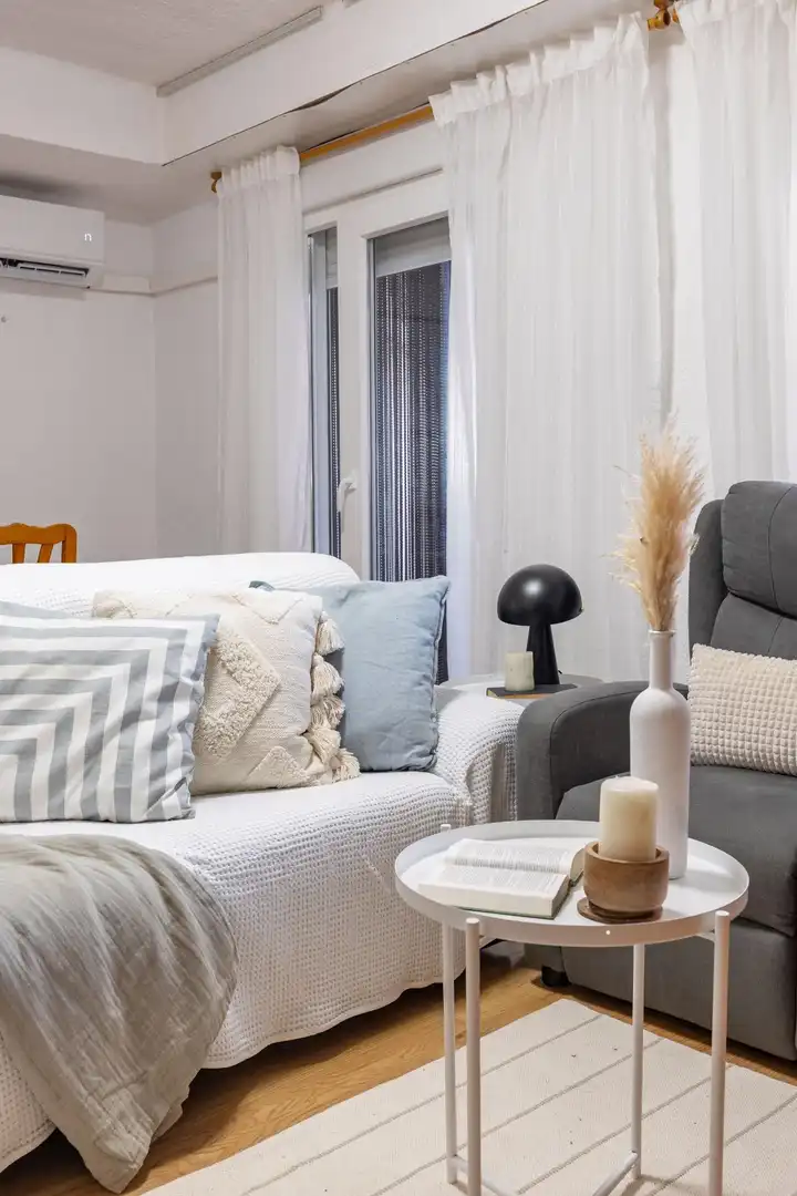 Sala de estar de Apartamento en venta en Xeraco con Aire acondicionado, Terraza y Amueblado