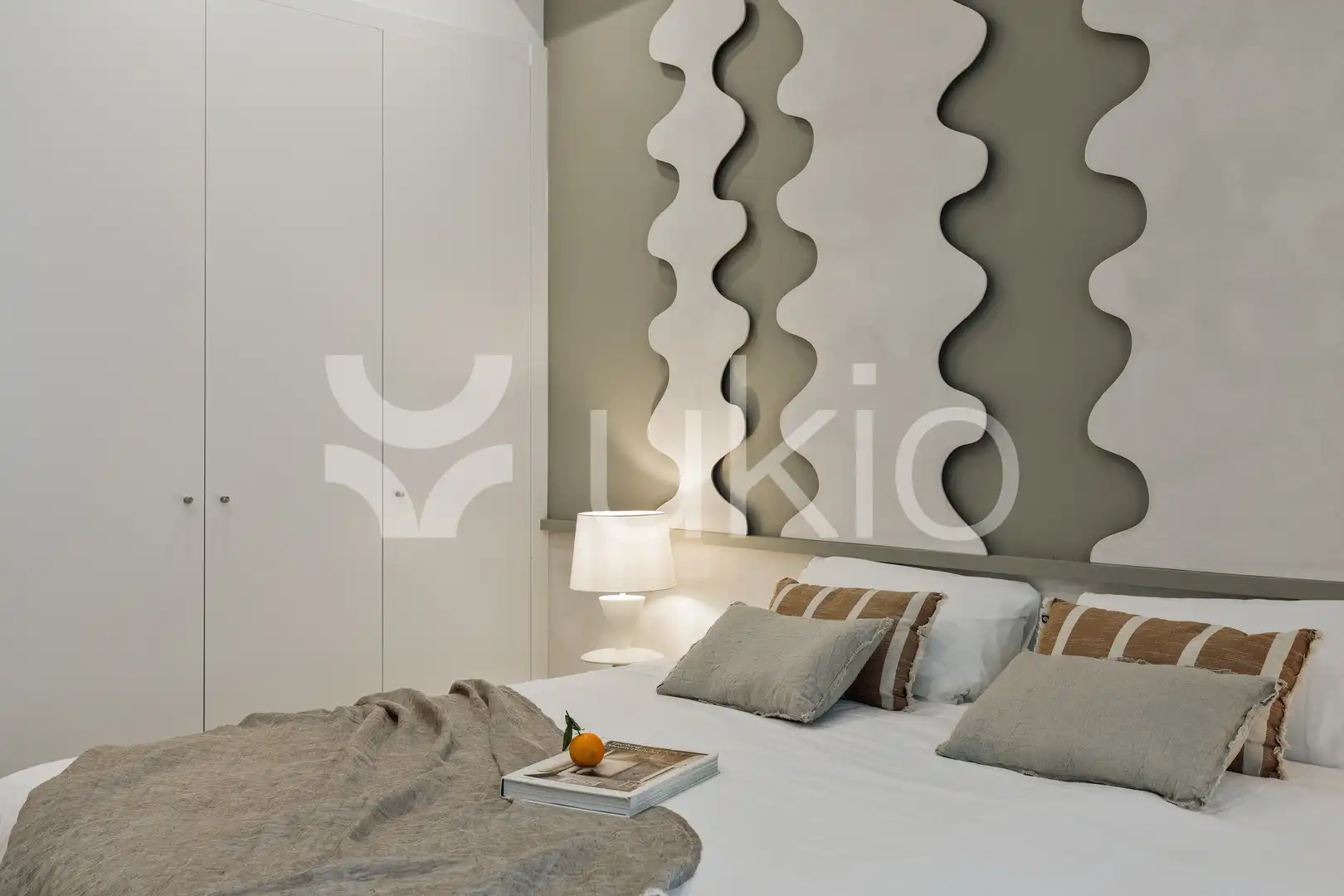 Schlafzimmer von Wohnungen zur Miete in Barcelona mit Klimaanlage, Heizung und Terrasse