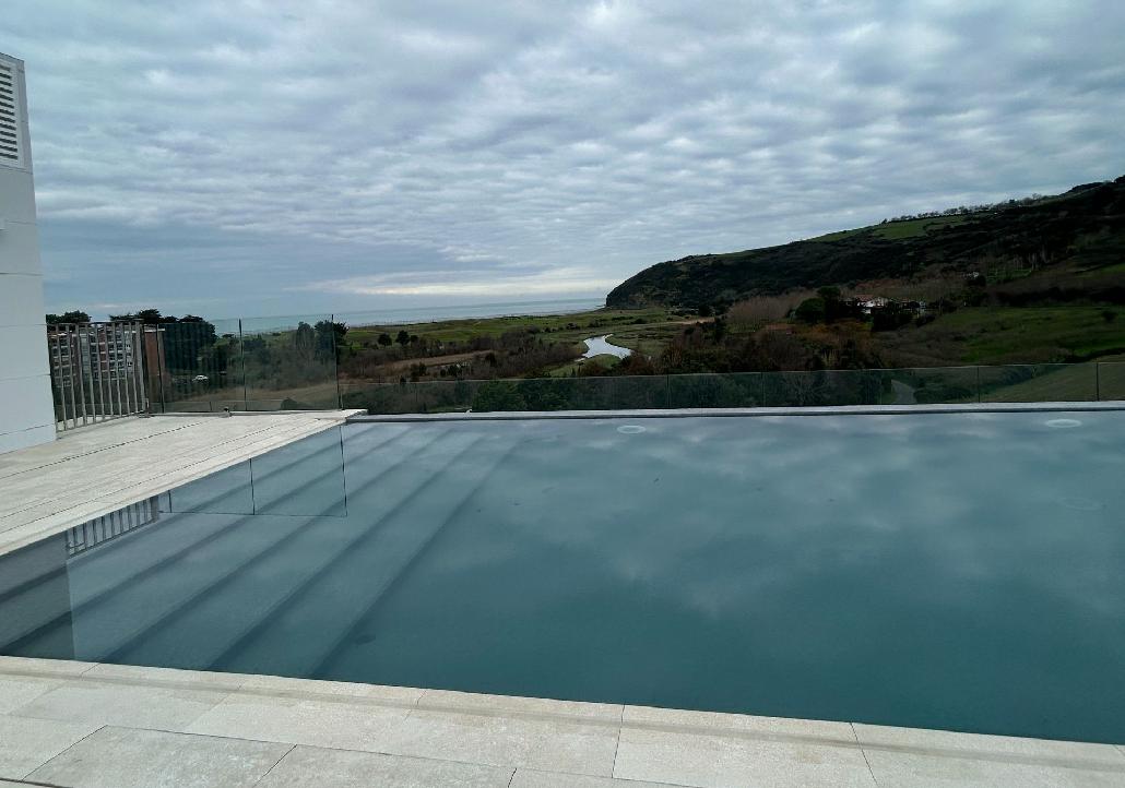 Swimming pool of Flat for sale in Zarautz  with Heating, Terrace and Storage room