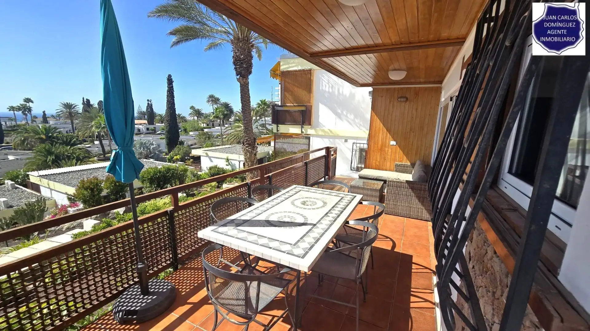 Terrace of Apartments for rent in San Bartolomé de Tirajana  with Terrace, Furnished and Community pool