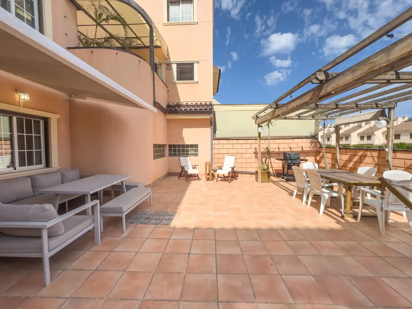 Terraza de Dúplex de alquiler en Santa Pola con Terraza, Trastero y Piscina