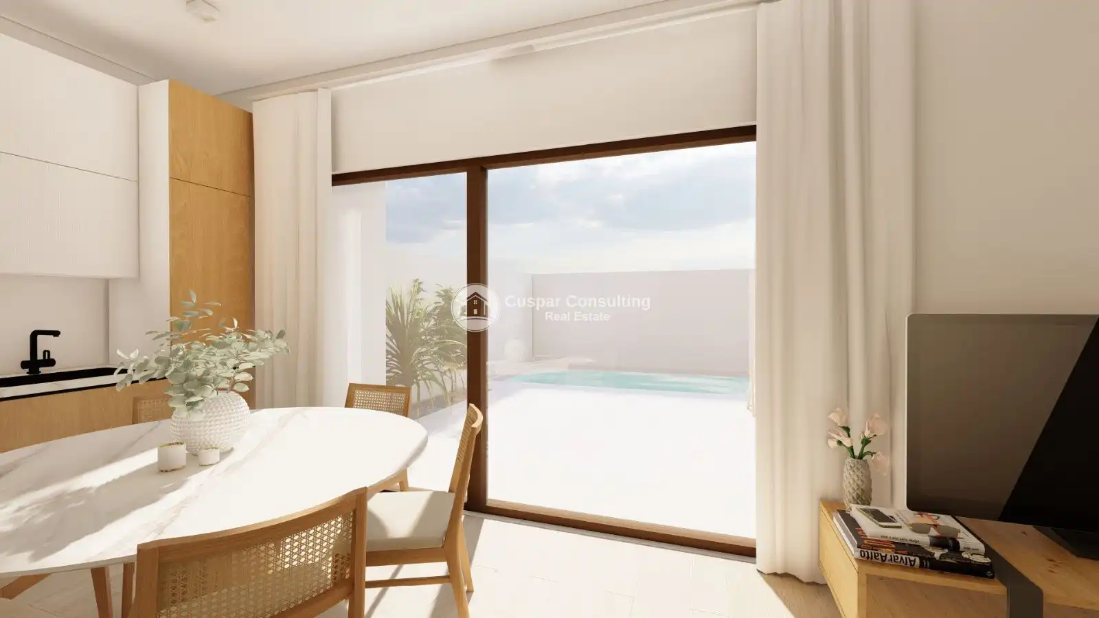 Comedor de Casa adosada en venta en San Javier con Calefacción, Jardín privado y Terraza