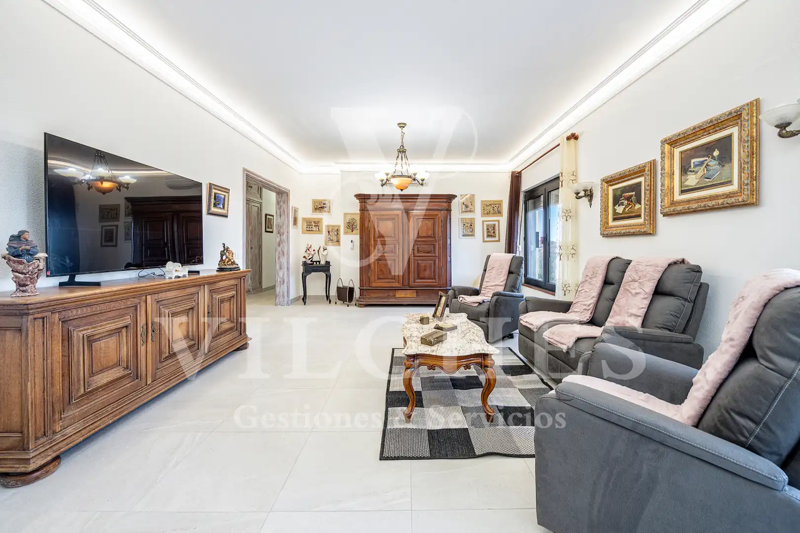 Sala d'estar de Casa o xalet en venda en Santa Brígida amb Jardí privat, Terrassa i Traster