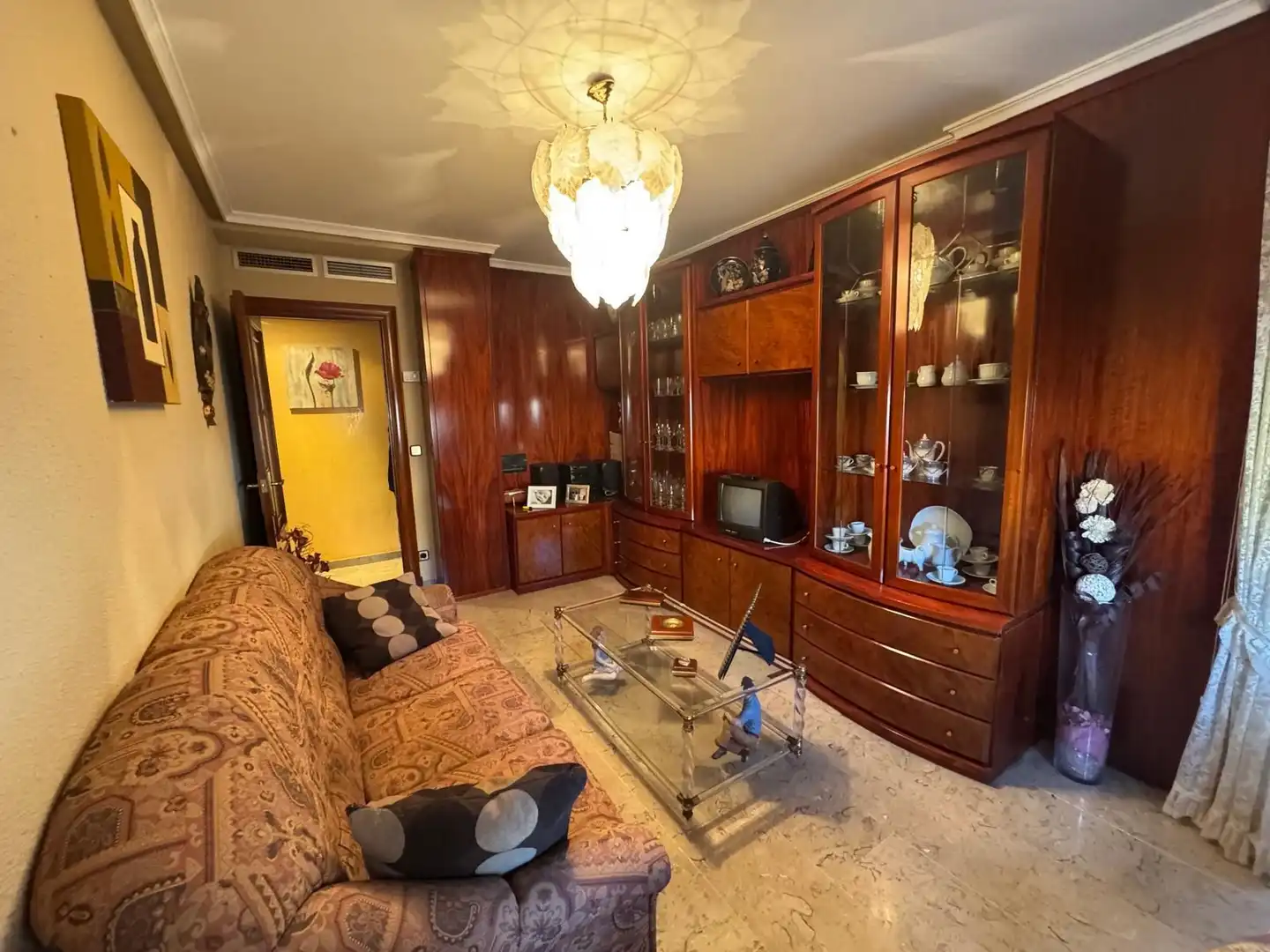 Wohnzimmer von Wohnung zum Verkauf in Illueca mit Klimaanlage, Heizung und Terrasse