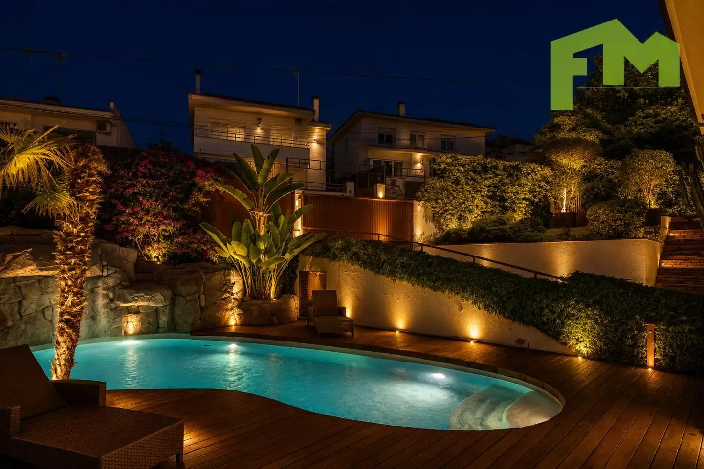 Terraza de Casa o chalet en venta en El Masnou con Aire acondicionado, Calefacción y Jardín privado