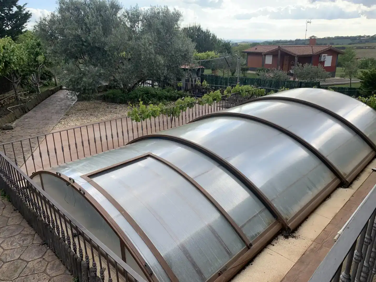Piscina de Casa o xalet en venda en Laguardia amb Jardí privat, Parquet i Traster