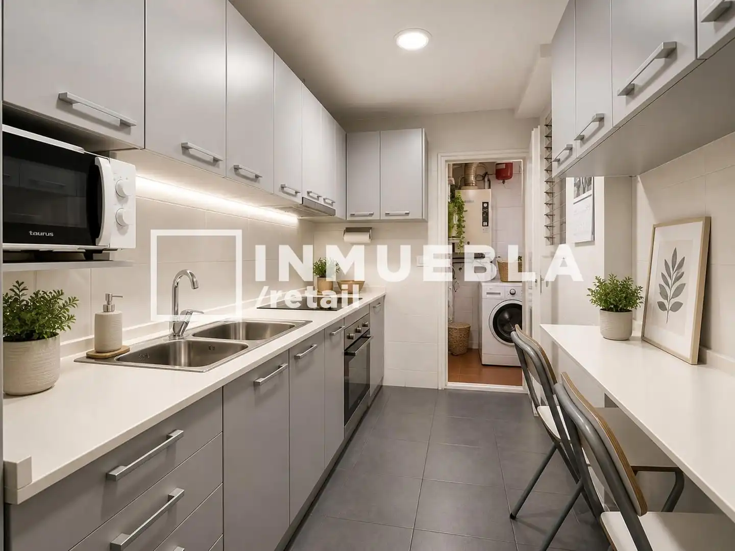 Außenansicht von Wohnung zum Verkauf in Barcelona mit Heizung, Parkett und Terrasse
