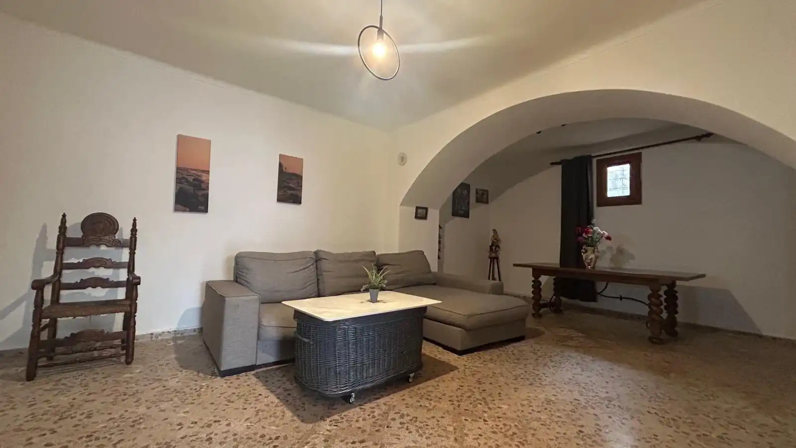 Sala de estar de Casa o chalet en venta en Petra con Jardín privado