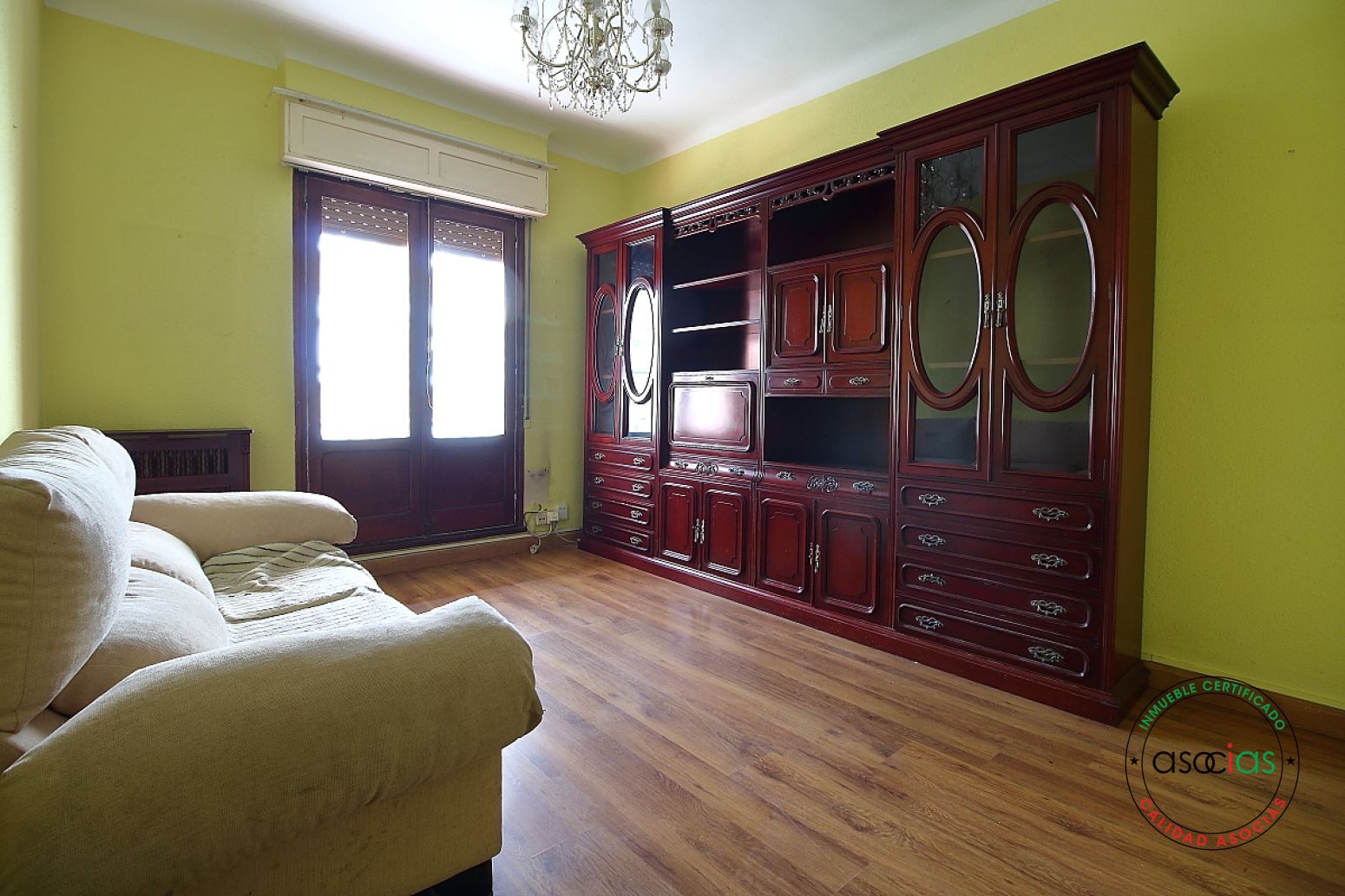 Living room of Flat for sale in Gijón   with Heating and Balcony