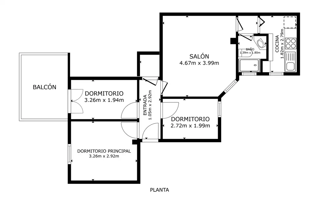 Wohnung zum Verkauf in Madrid mit Heizung, Terrasse und Abstellraum