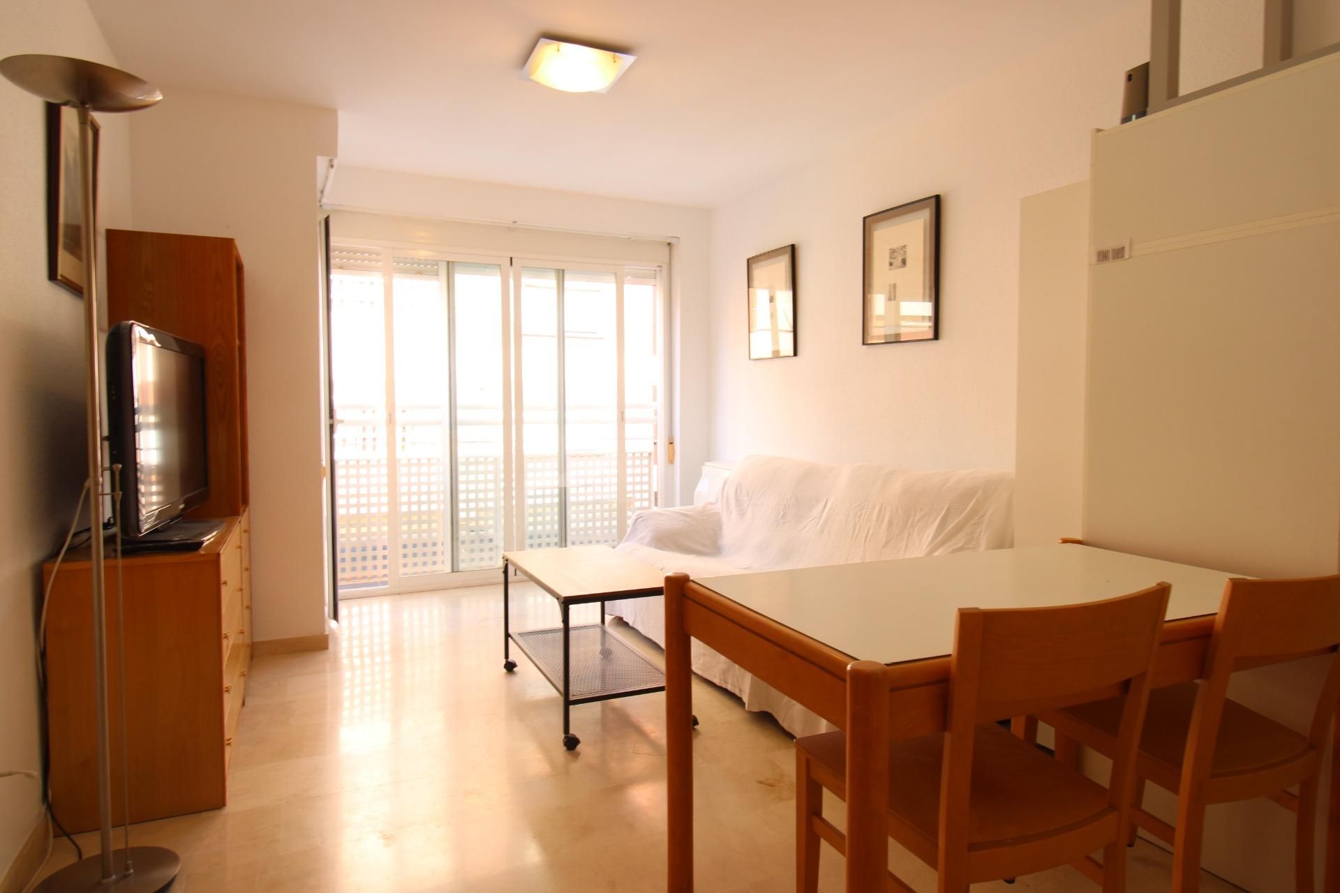 Sala d'estar de Loft de lloguer en  Valencia Capital amb Aire condicionat i Calefacció