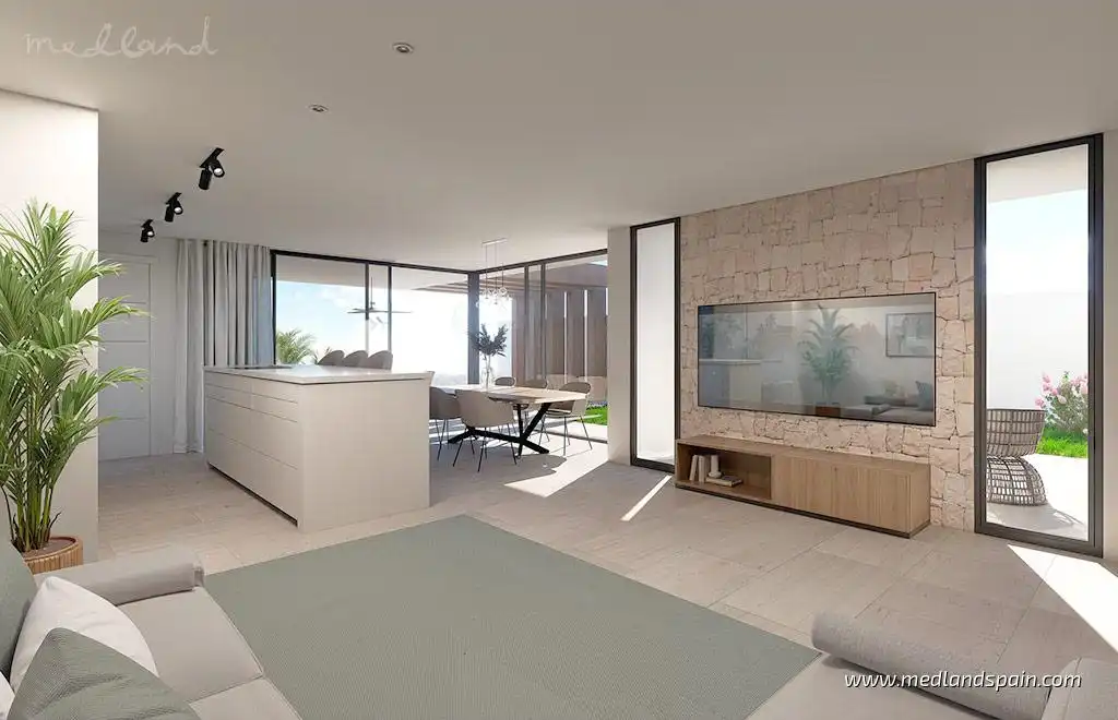 Wohnzimmer von Haus oder Chalet zum Verkauf in Torre-Pacheco mit Klimaanlage, Heizung und Privatgarten