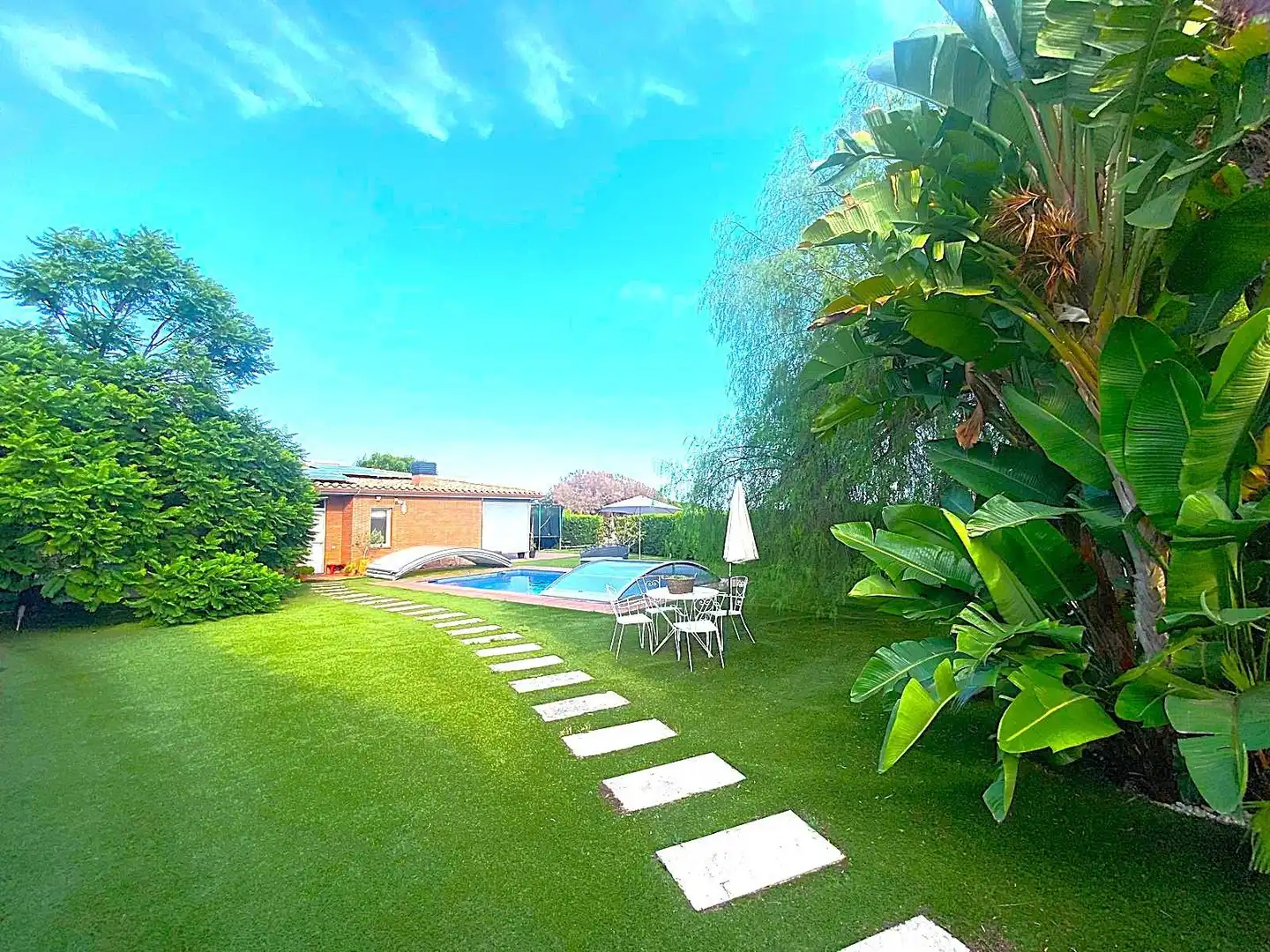 Garten von Haus oder Chalet zum Verkauf in Sant Vicenç de Montalt mit Klimaanlage, Heizung und Privatgarten