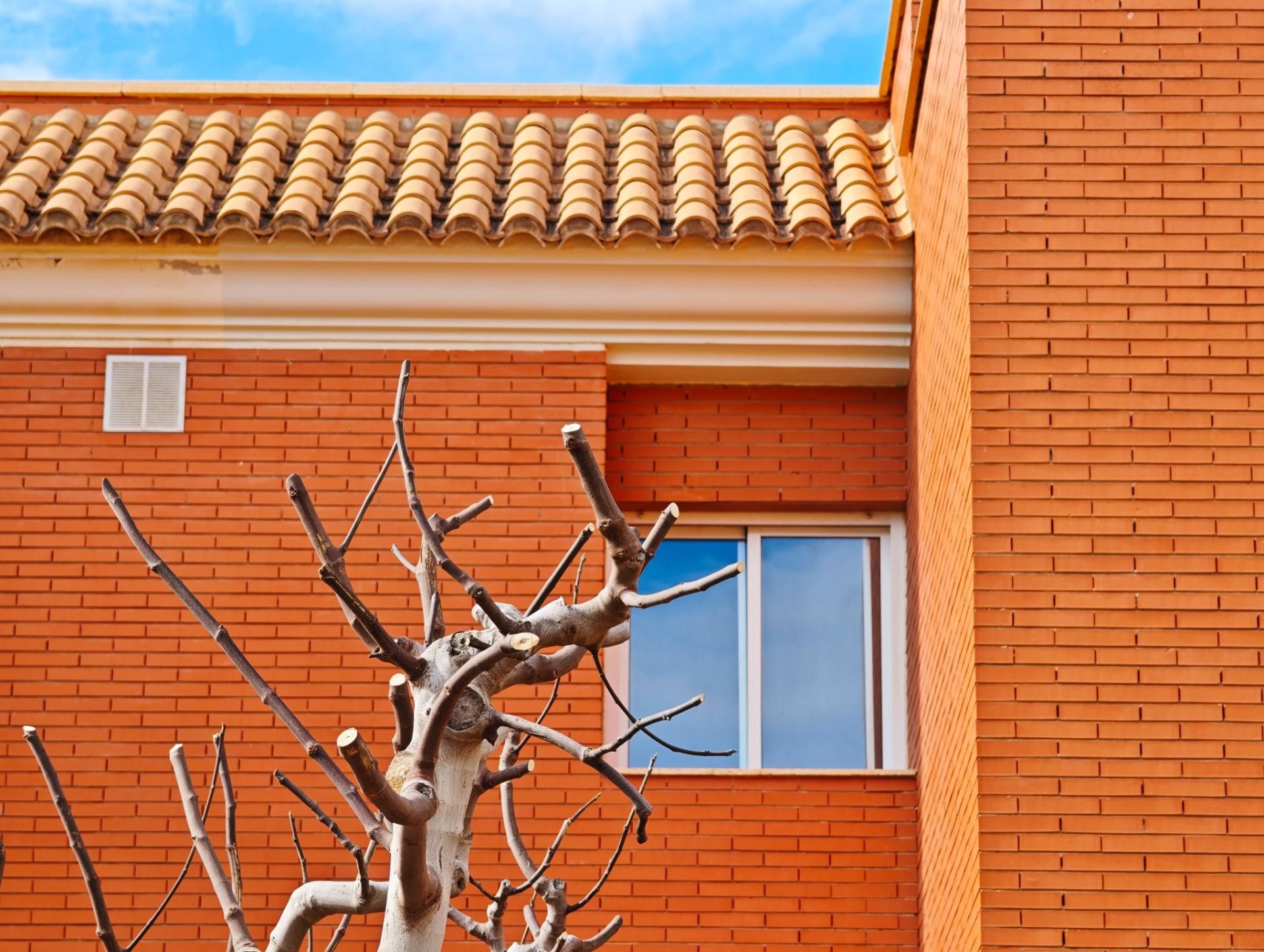 Exterior view of Single-family semi-detached for sale in  Almería Capital  with Air Conditioner, Heating and Private garden