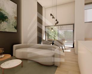 Sala d'estar de Casa adosada en venda en  Barcelona Capital amb Aire condicionat, Piscina i Balcó