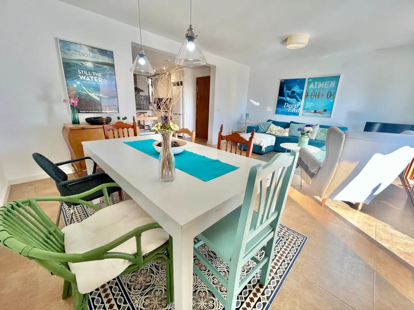 Esszimmer von Wohnung zum Verkauf in El Campello mit Klimaanlage, Terrasse und Balkon