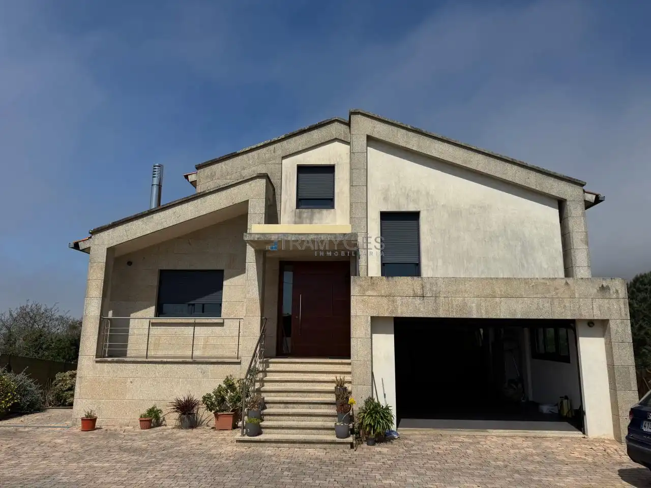 Vista exterior de Casa o chalet en venta en A Guarda   con Calefacción, Jardín privado y Terraza