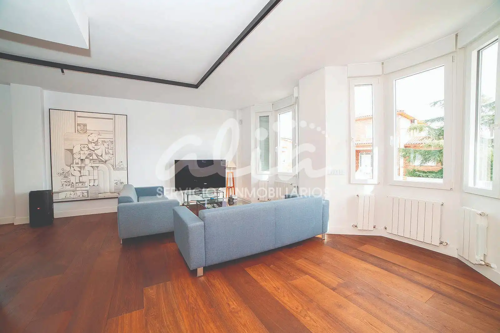 Sala d'estar de Casa o xalet en venda en Seseña amb Aire condicionat, Calefacció i Parquet