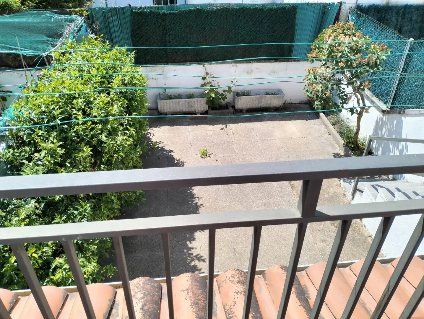 Terraza de Casa adosada en venta en Santa Coloma de Farners con Aire acondicionado, Calefacción y Jardín privado