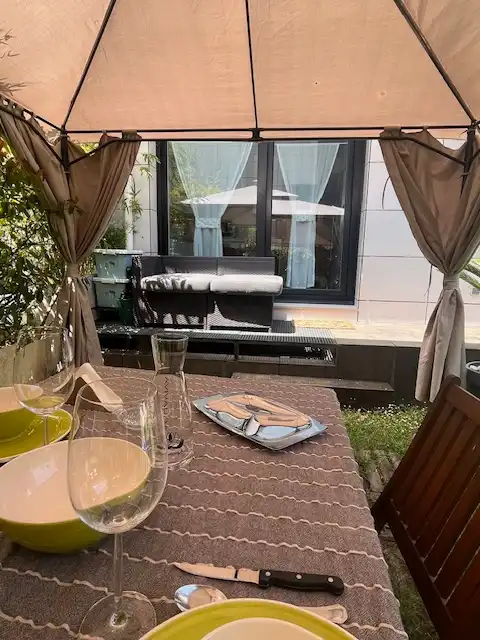 Terrassa de Casa adosada en venda en Santander amb Calefacció, Jardí privat i Parquet