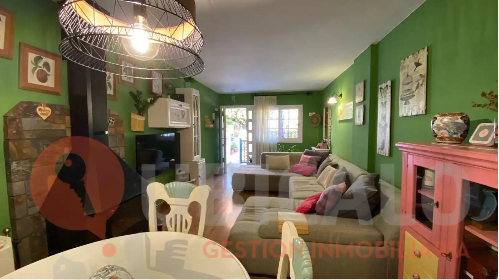 Sala de estar de Casa adosada en venta en La Laguna