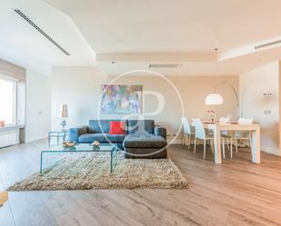 Living room of Flat to rent in  Madrid Capital  with Air Conditioner, Heating and Terrace