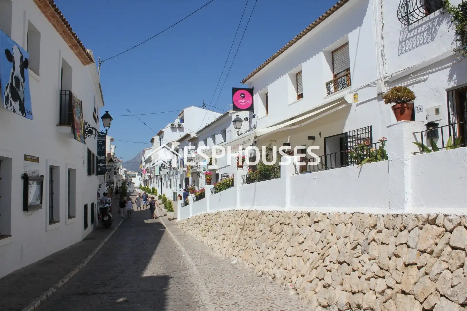 Exterior view of Houses for sale in Altea  with Air Conditioner, Swimming Pool and Furnished