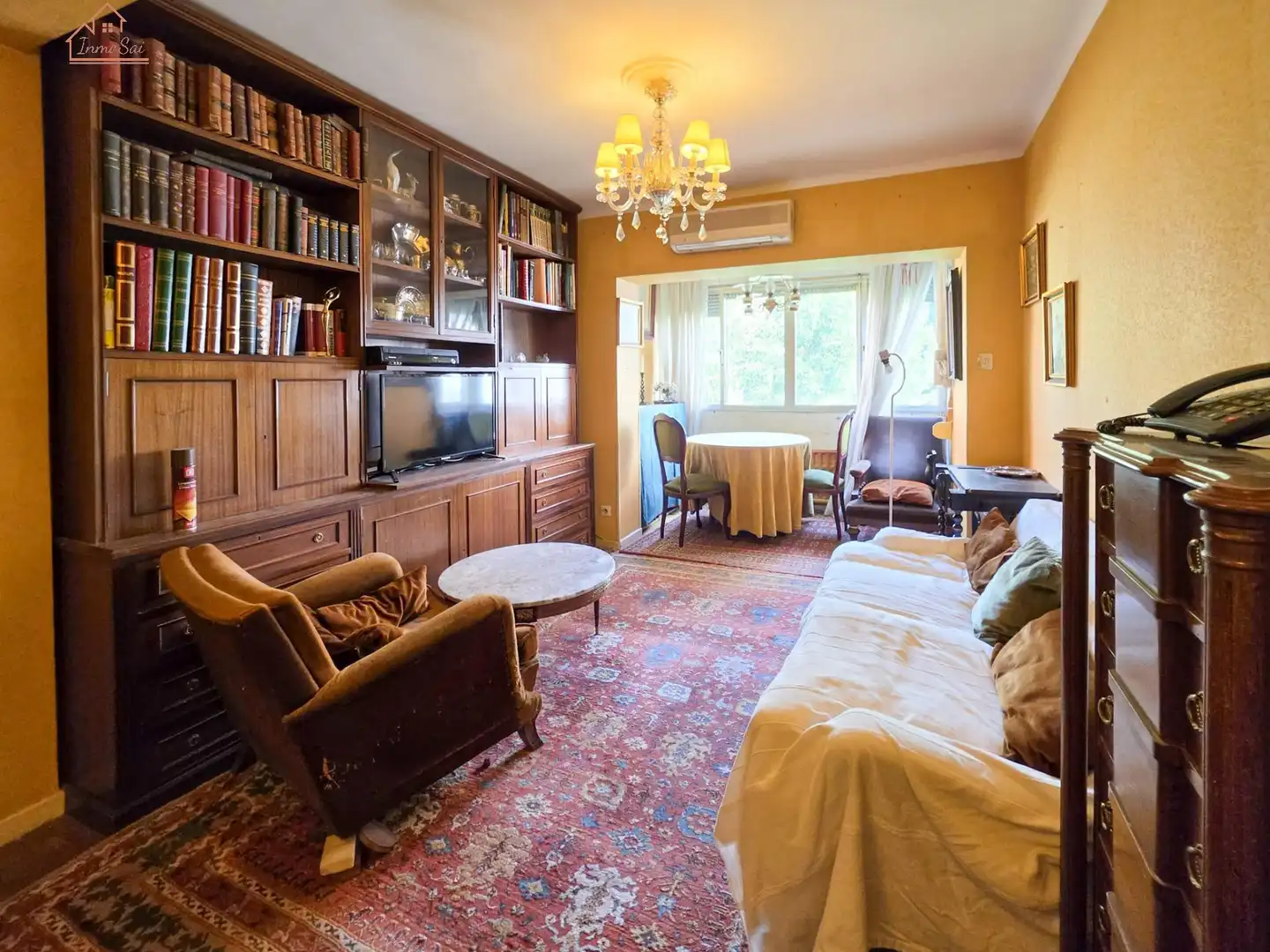Living room of Flat for sale in Madrid  with Heating and Furnished