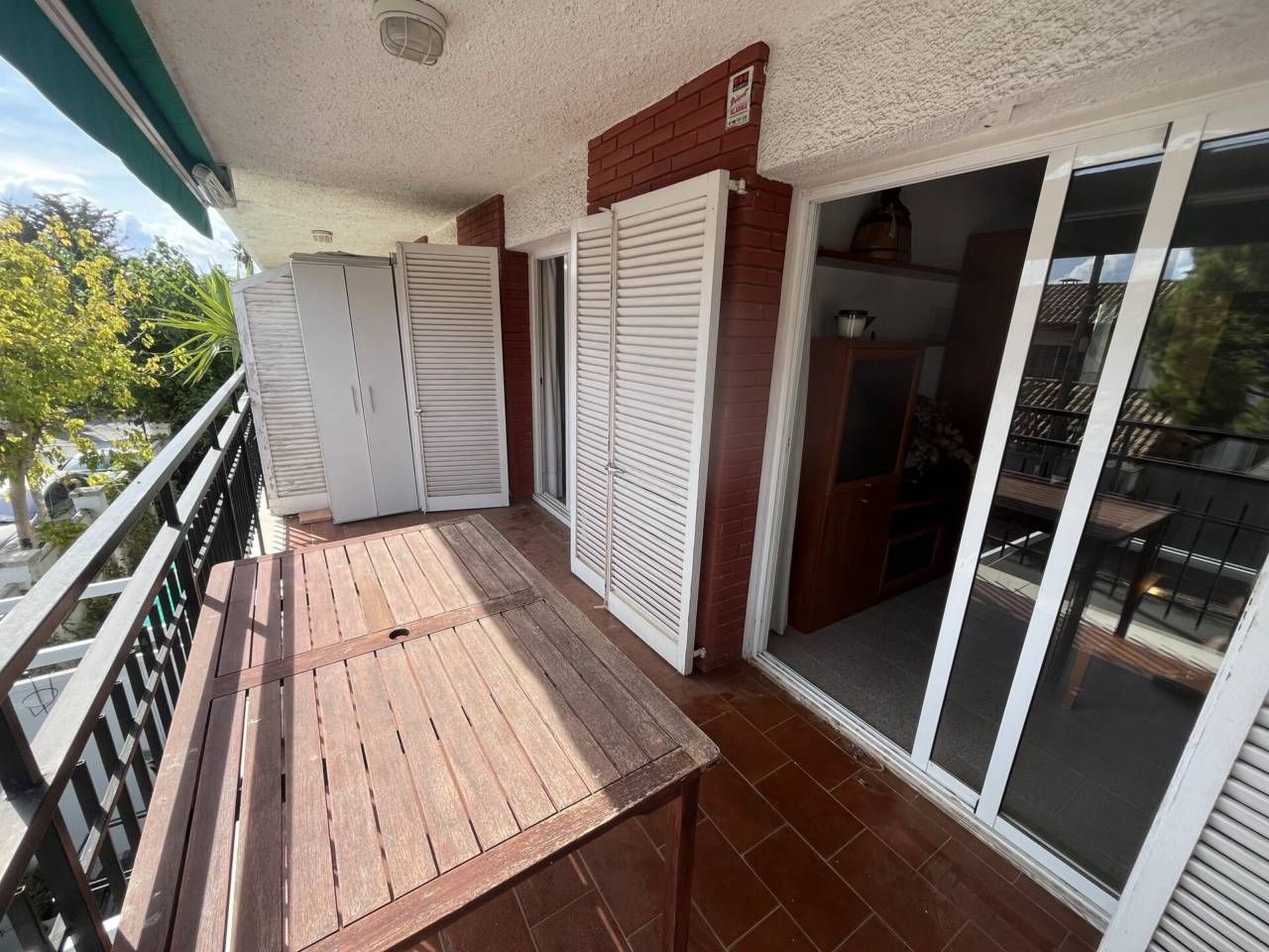 Balcony of Flat to rent in Sant Pere de Ribes  with Air Conditioner, Terrace and Furnished