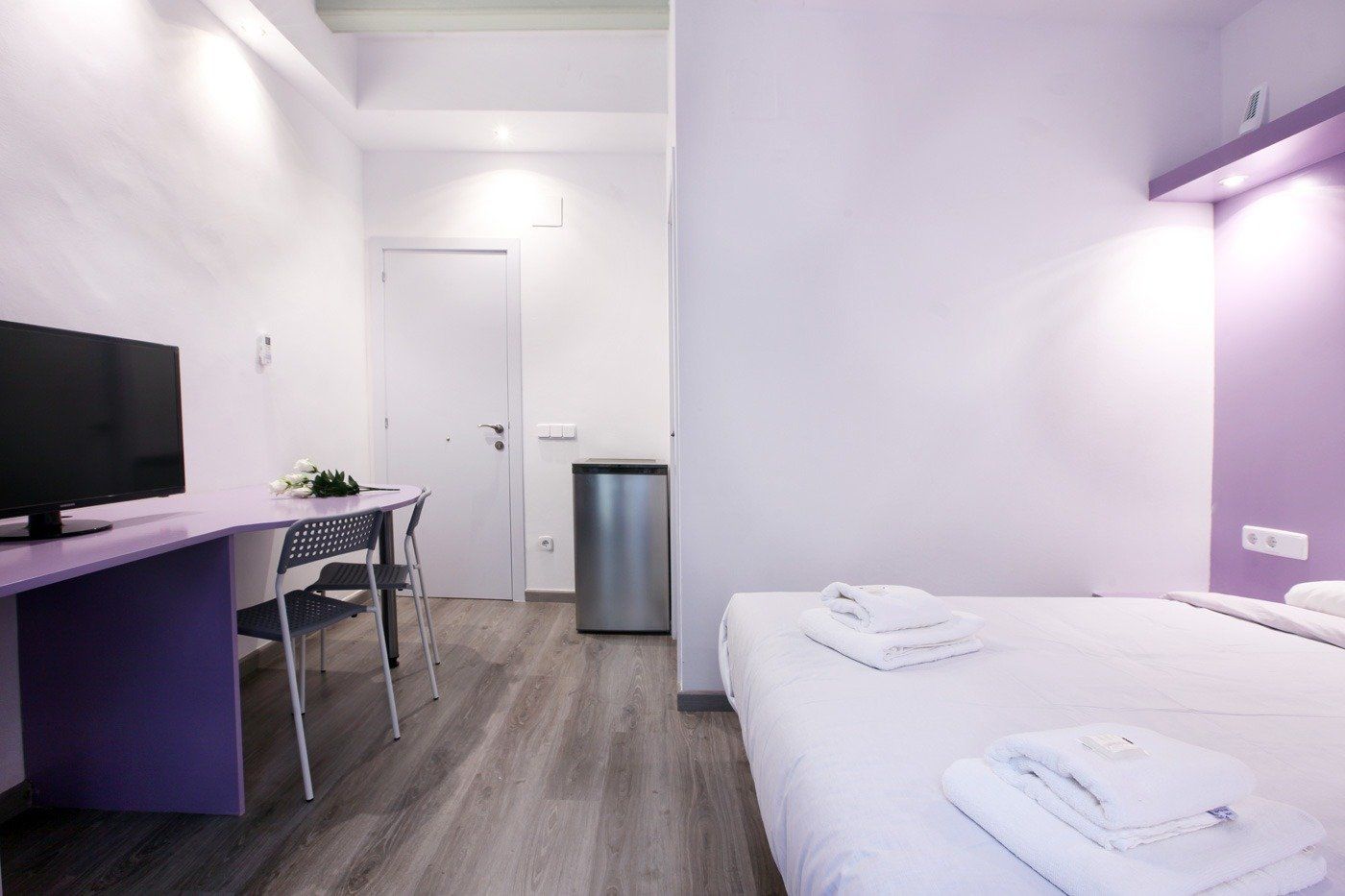 Bedroom of Study to rent in  Barcelona Capital  with Air Conditioner, Heating and Parquet flooring