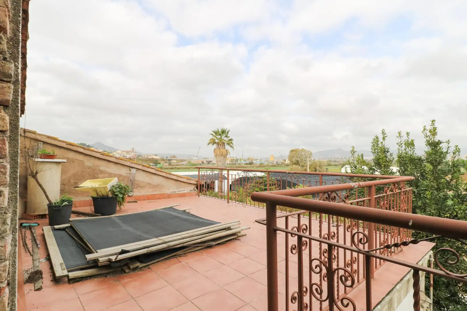 Terrace of Country homes for sale in Sant Boi de Llobregat  with Private garden, Terrace and Storage room
