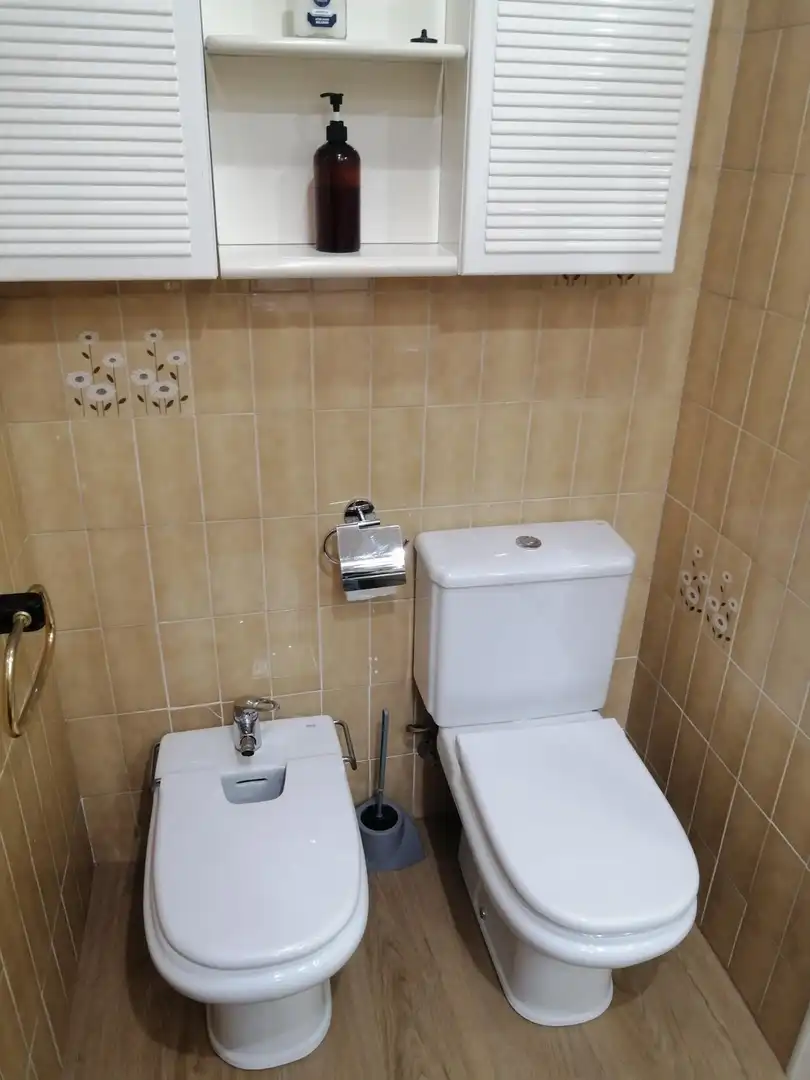 Bathroom of Flat for sale in Ourense Capital   with Parquet flooring, Terrace and Storage room