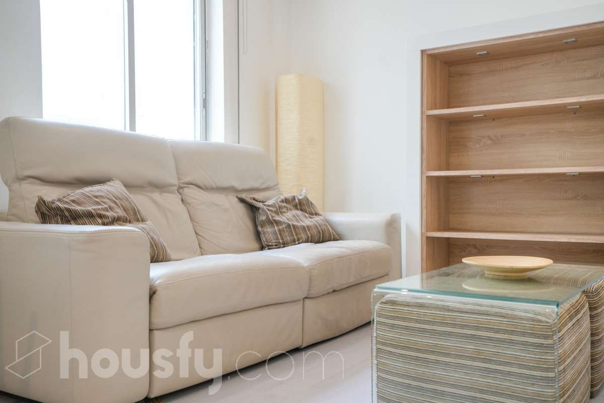 Living room of Flat for sale in  Madrid Capital  with Air Conditioner and Heating