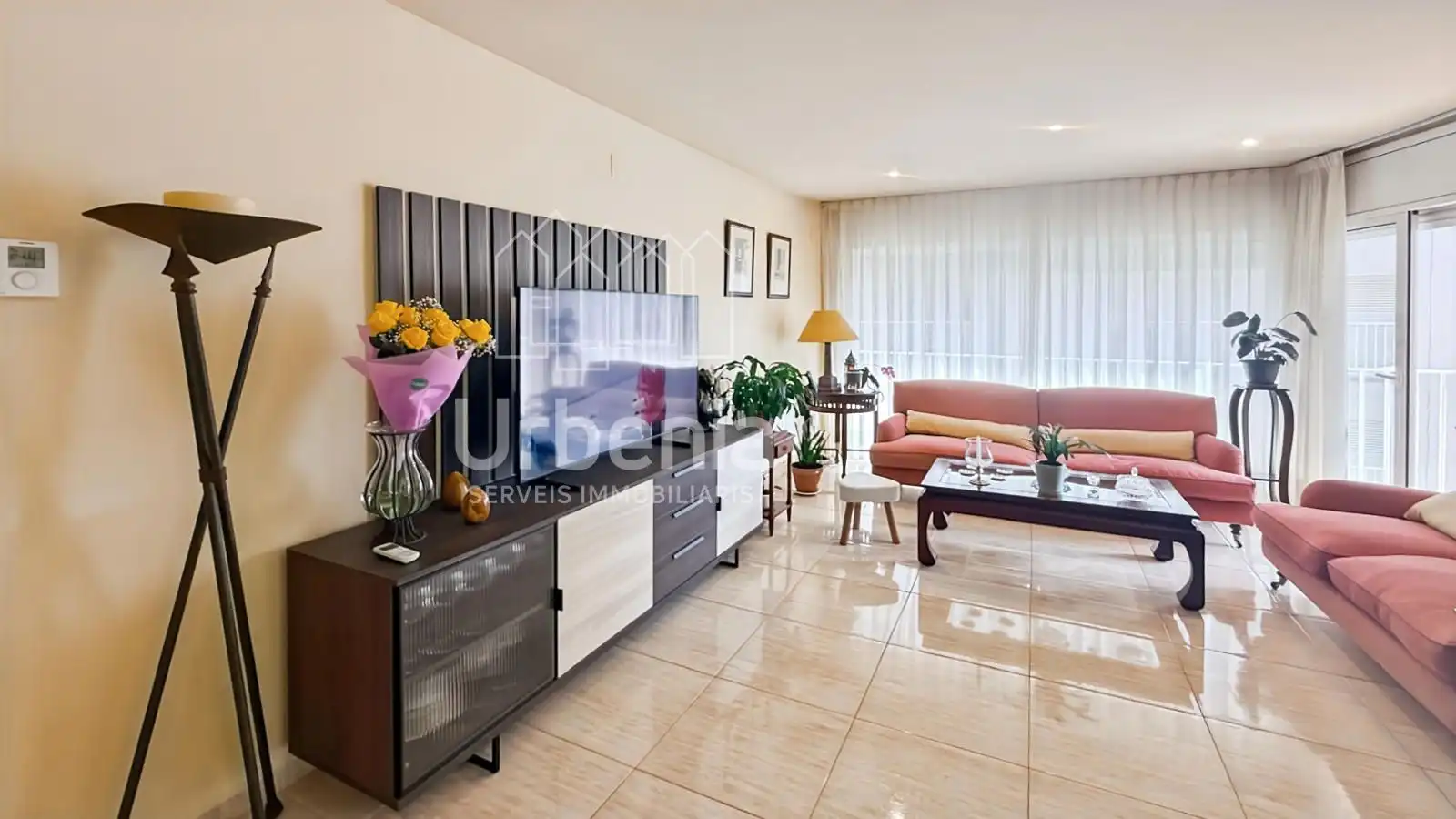 Sala de estar de Piso en venta en Blanes con Aire acondicionado, Calefacción y Terraza