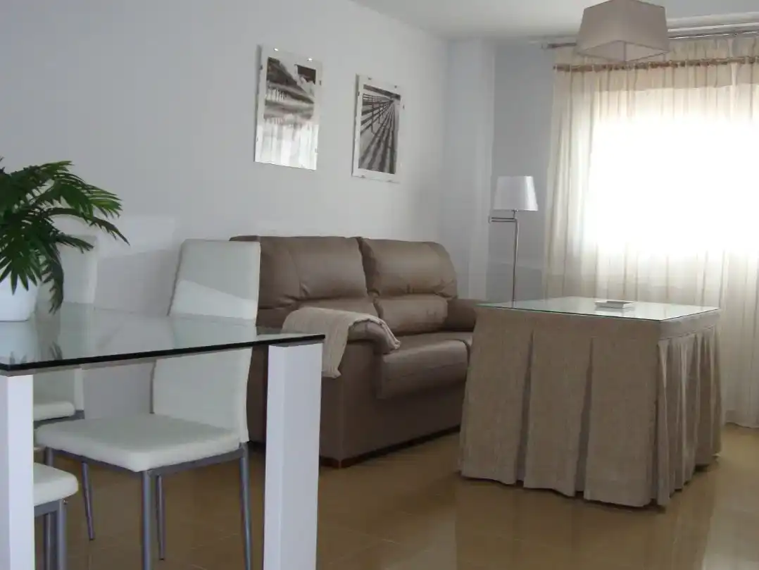 Sala de estar de Piso de alquiler en Andújar con Aire acondicionado, Amueblado y Balcón
