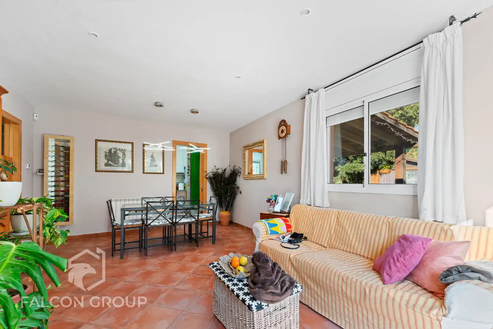 Sala de estar de Casa o chalet en venta en Querol con Jardín privado, Terraza y Trastero
