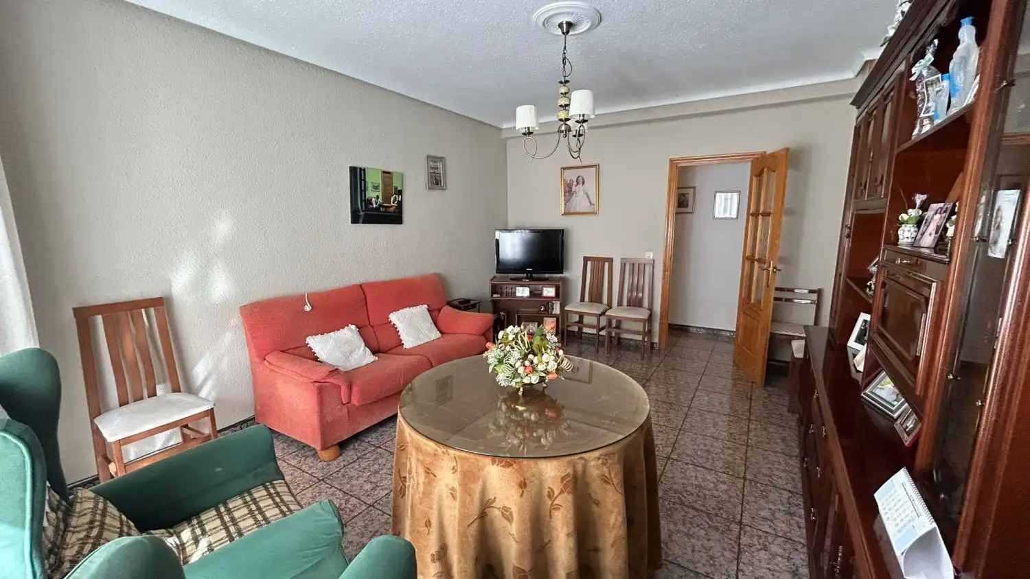 Sala d'estar de Pis en venda en  Albacete Capital amb Aire condicionat, Calefacció i Balcó