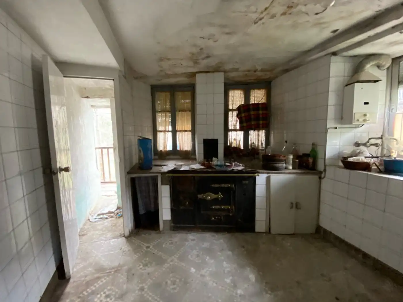 Cocina de Casa o chalet en venta en Sobrado (León) con Balcón