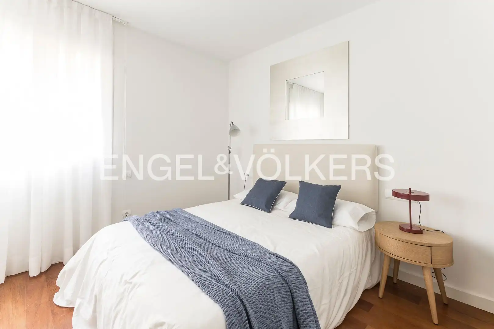 Schlafzimmer von Wohnung zur Miete in Barcelona mit Klimaanlage, Heizung und Parkett