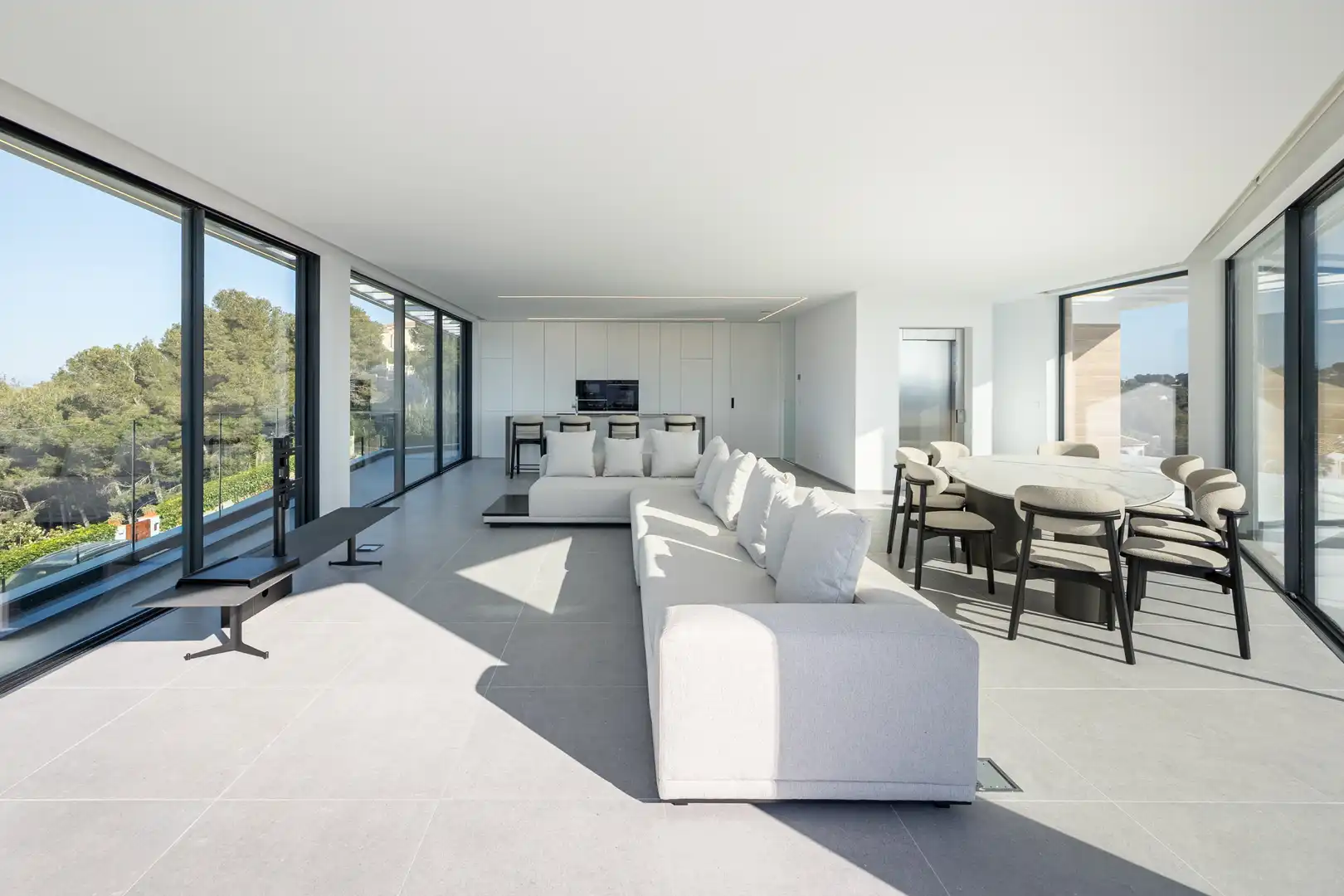 Living room of Houses for sale in Jávea / Xàbia  with Air Conditioner