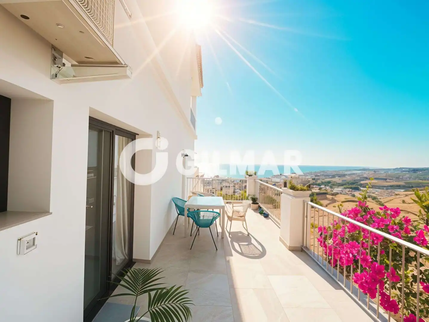 Terrasse von Maisonette zur Miete in Adeje mit Möbliert