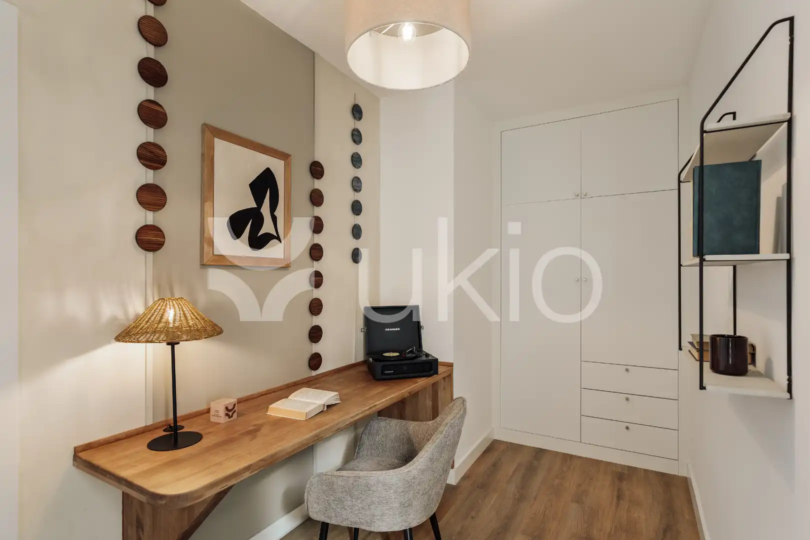 Dormitori de Apartament de lloguer en Barcelona amb Aire condicionat, Calefacció i Terrassa